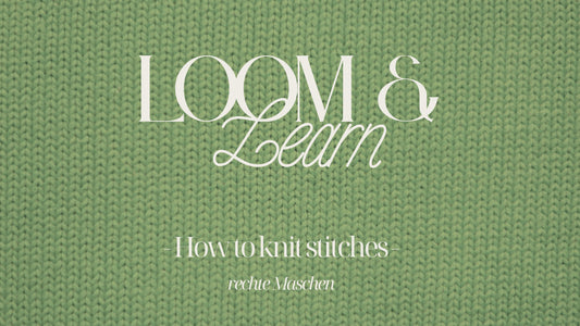 How to: Rechte Maschen stricken